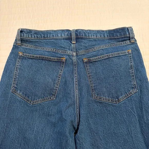 Abercromie & Fitch 90s Relaxed Jean High Rise Denim Jeans Womens 32/14 - Picture 4 of 8